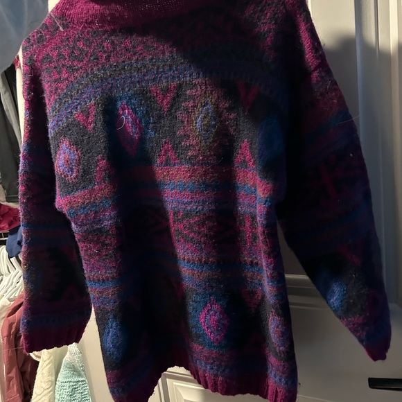 Nomadic traders vintage wool sweater - Picture 4 of 4